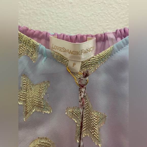 LoveShackFancy Tayla Dress in Super Fuschia Light Size: P - Picture 6 of 6